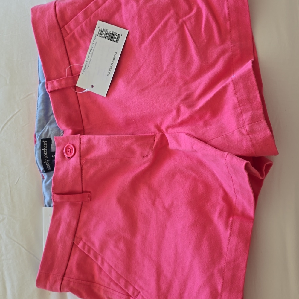 NWT Simply Southern pink shorts